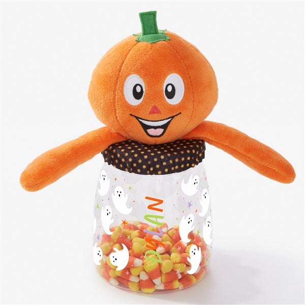 Bright Fright Ghosts Personalized Candy Jar - 57829