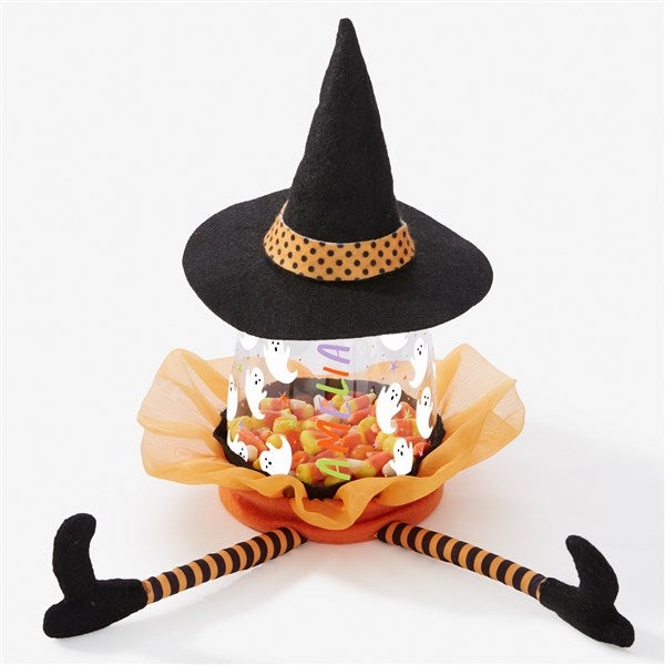 Bright Fright Ghosts Personalized Candy Jar - 57829