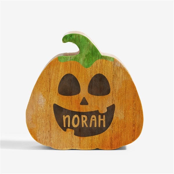 Build Your Own Jack-O-Lantern Personalized Wooden Pumpkin - 57870