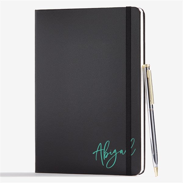 Trendy Script Personalized Pocket Journal  - 57911