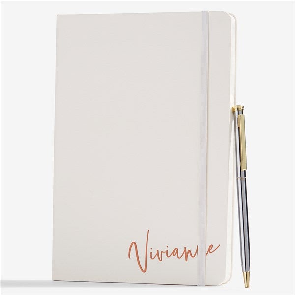 Trendy Script Personalized Pocket Journal  - 57911