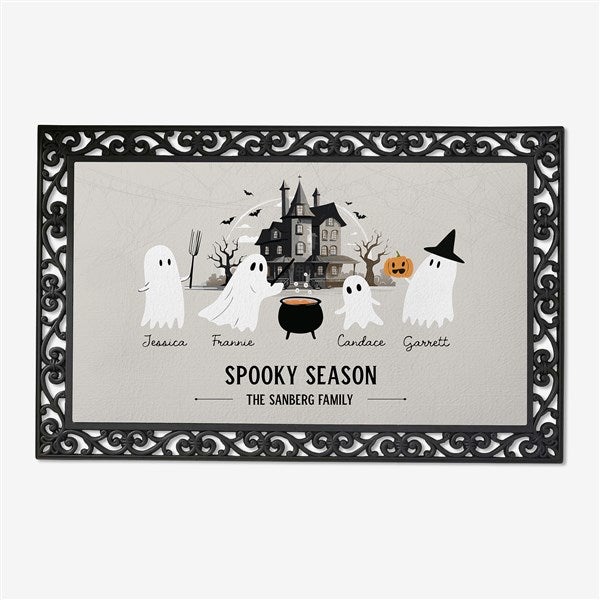 Ghostly Greetings Personalized Doormat - 57940