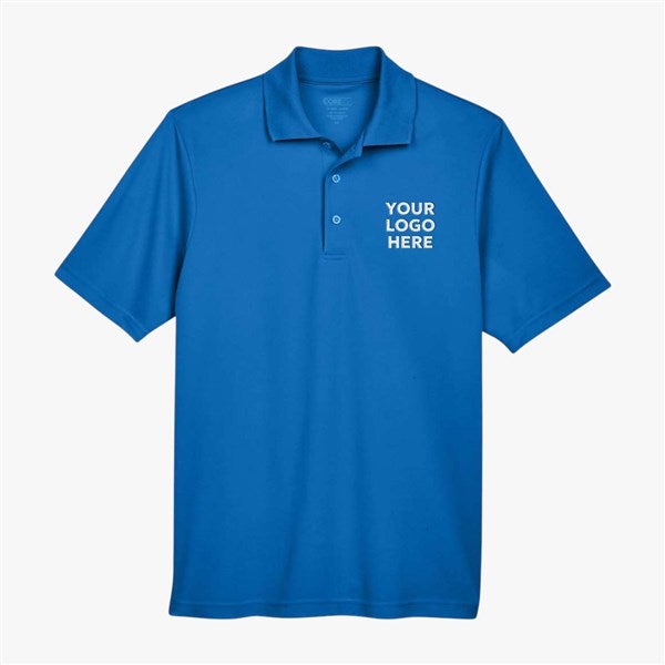 Custom Core365 Men's Origin Performance Piqué Polo - Royal - 57972