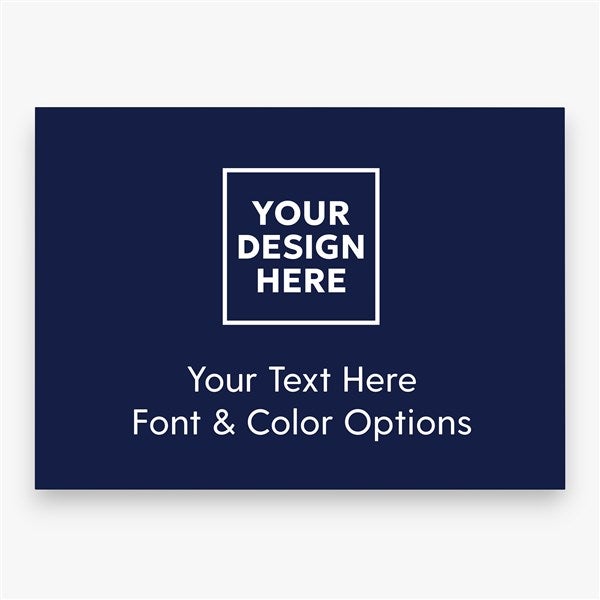 Personalized Logo Flat Card - 57973