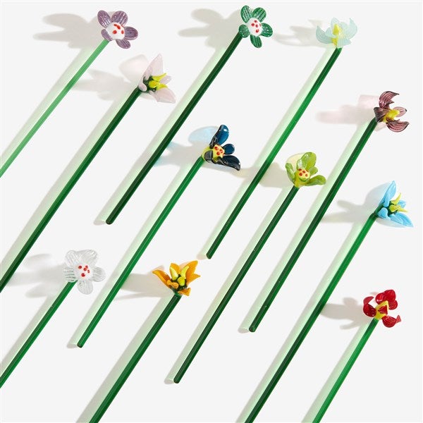 Glass Birth Month Flower  - 58054