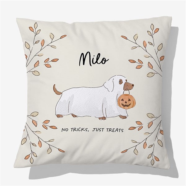 Halloween Paws Personalized Throw Pillows - 58152