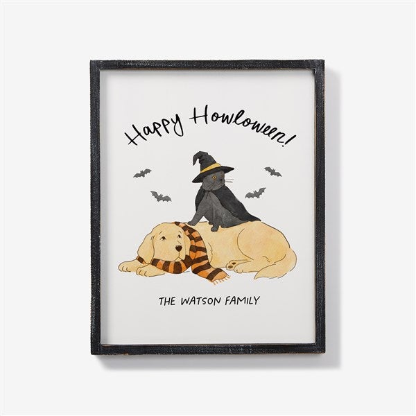 Halloween Paws Personalized Wall Art    - 58154