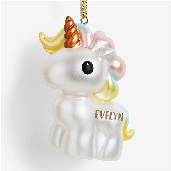 Unicorn Dreams Personalized 3D Light Up Ornament  - 58224