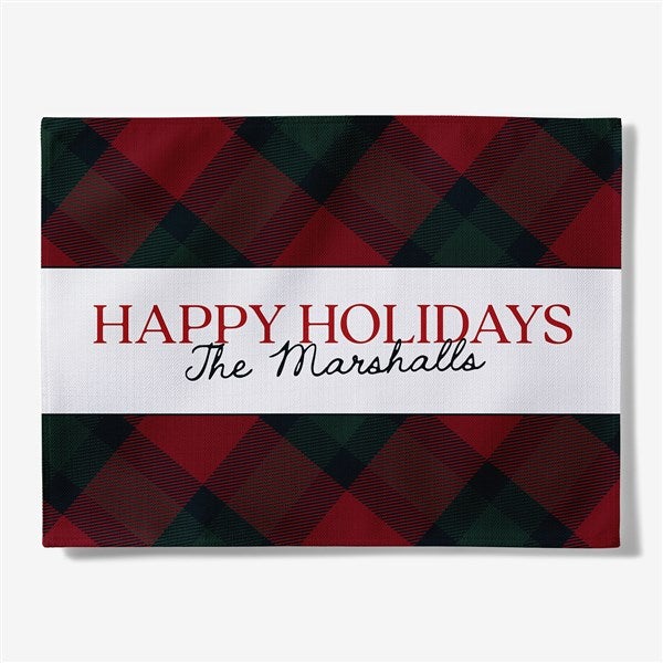 Heritage Christmas Personalized Placemats  - 58234