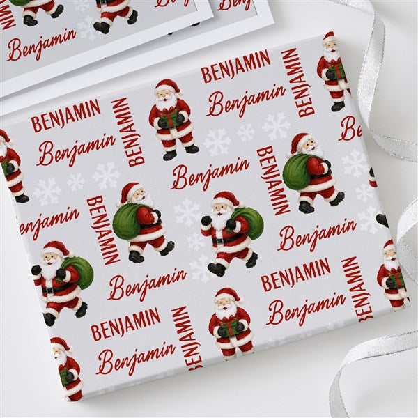 Storybook Christmas Personalized Wrapping Paper - 58249