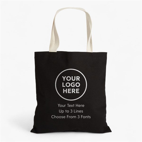 Personalized Logo Tote Black Bag - 58331