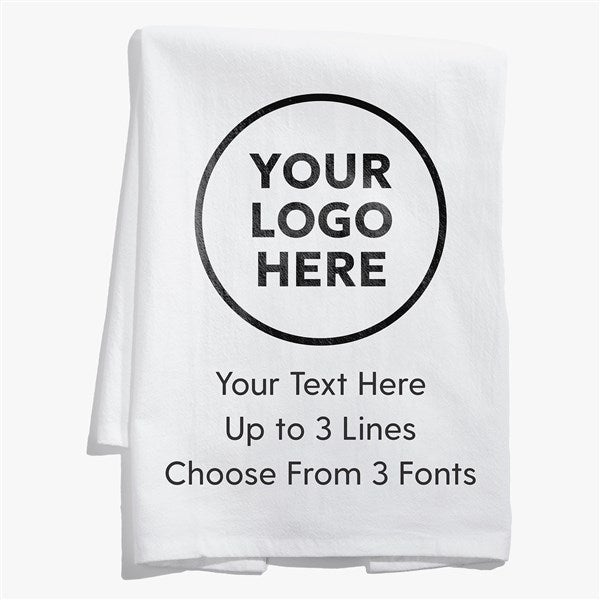 Personalized Logo Flour Sack Towel - 58335