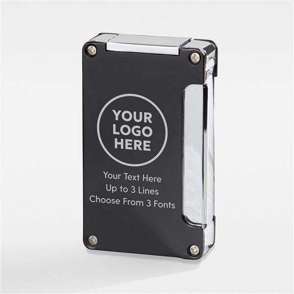 Personalized Logo Engraved Torch Lighter With Cigar Punch  - 58338