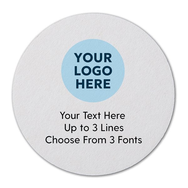 Personalized Logo Paper Coaster Set  - 58351