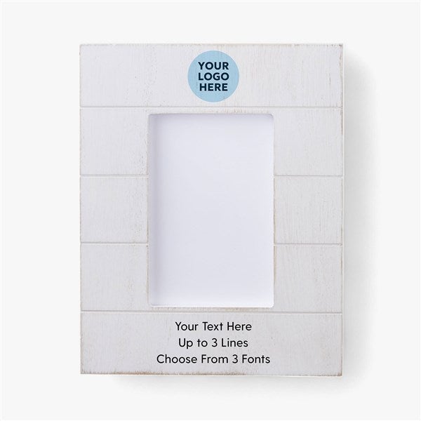 Personalized Logo Shiplap Picture Frame - 58358