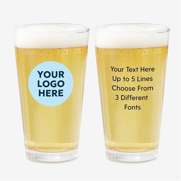 Personalized Logo Printed Beer Pint Glass - 58372