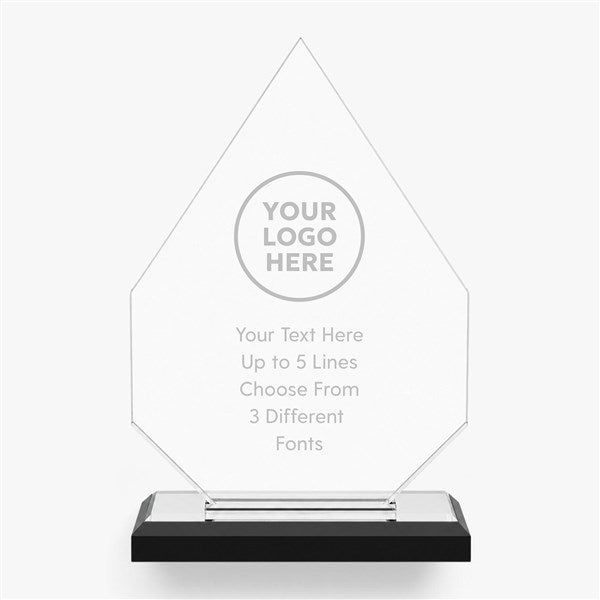 Personalized Logo Acrylic Diamond Award  - 58374