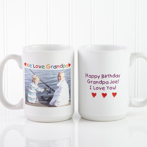 Loving You Personalized Photo Message Ceramic Coffee Mug - 5841