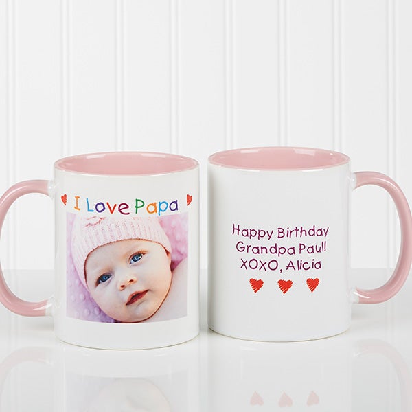 Loving You Personalized Photo Message Ceramic Coffee Mug - 5841