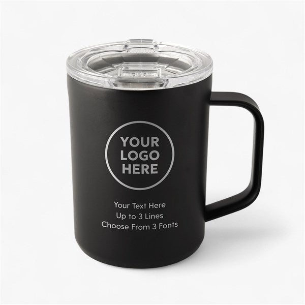 Personalized Logo Corkcicle 16oz Insulated Mug-Black  - 58467