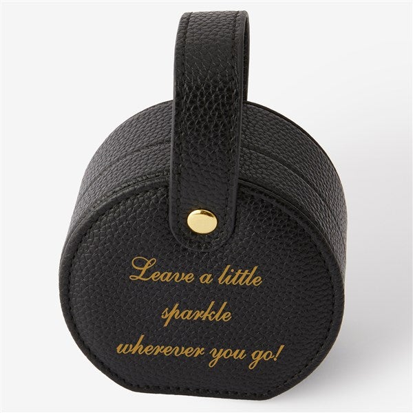 Write Your Own Personalized Leatherette Travel Jewelry Case w/ Strap - 58528