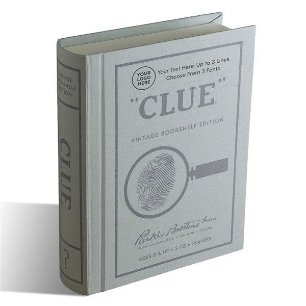 Clue Personalized Vintage Bookshelf Edition Board Game - 58531