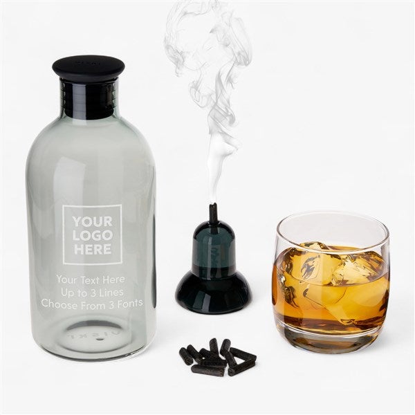 Custom Retirement Logo Smoked Cocktail Set by Viski - 58573