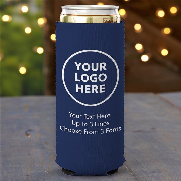 Personalized Logo Slim Can Cooler  - 58587