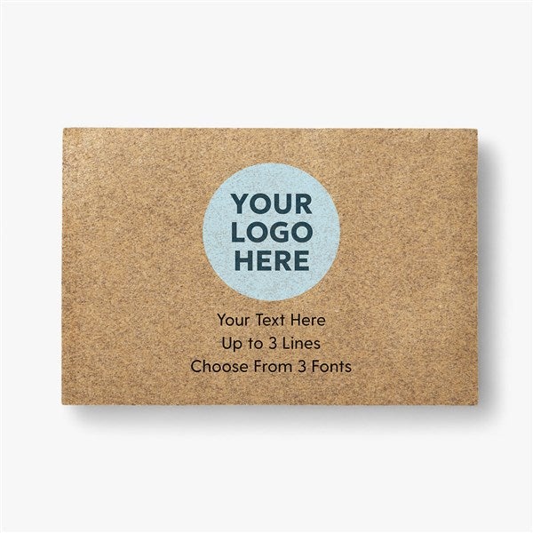 Personalized Logo Faux Coir Doormat - 58607