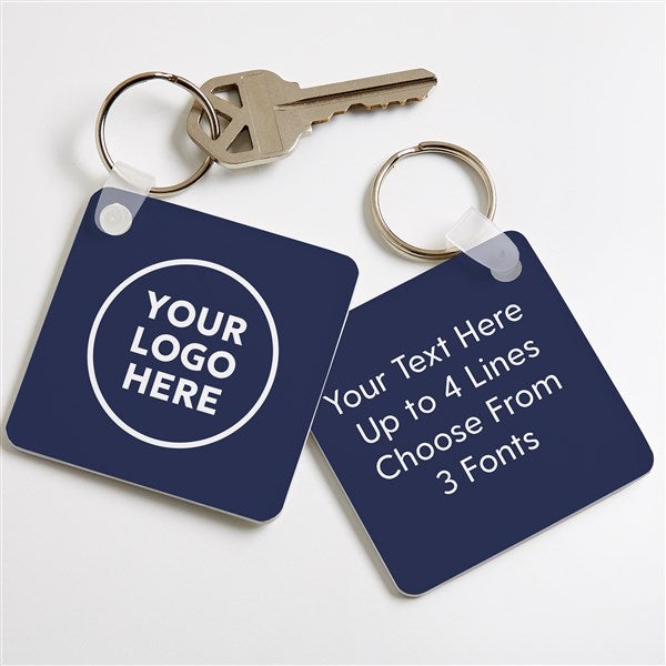 Personalized Logo Promotional Keychain  - 58611