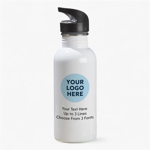 Personalized Business Logo Stainless Steel Water Bottles - 58643