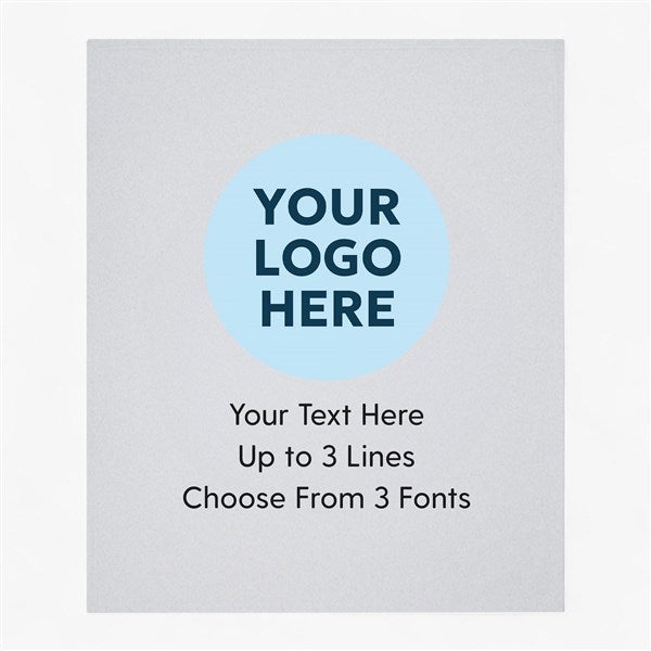 Personalized Business Logo Sweatshirt Blankets - 58661