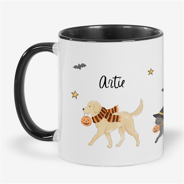Halloween Paws Personalized Coffee Mugs  - 58727