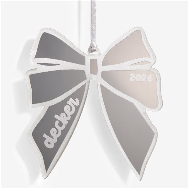 Personalized Acylic Bow Ornament by Jessie James Decker - 58737