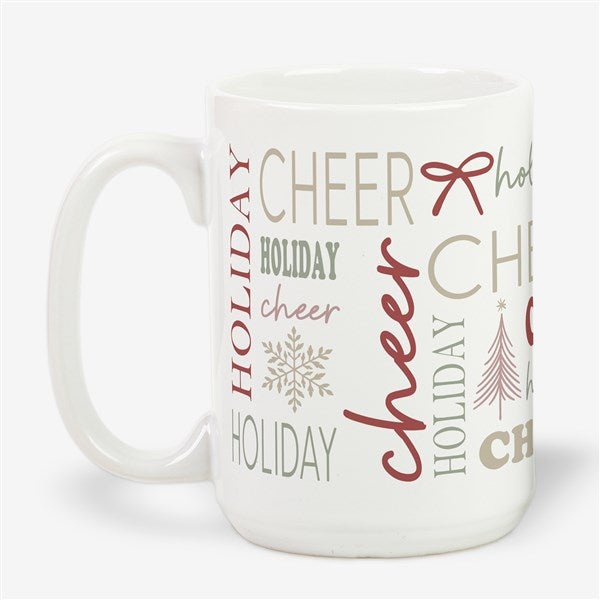 Personalized Holiday Repeating Name Mug by Jessie James Decker  - 58751