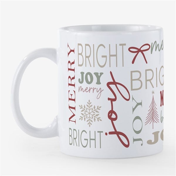 Personalized Holiday Repeating Name Mug by Jessie James Decker  - 58751
