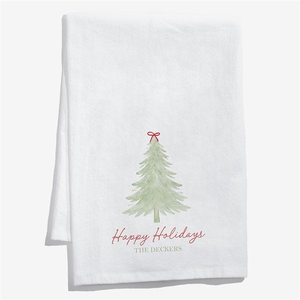 Personalized Holiday Tree Towel by Jessie James Decker  - 58757