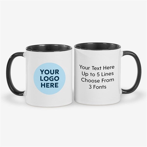 Personalized Colored Handle Coffee Mug - 58811