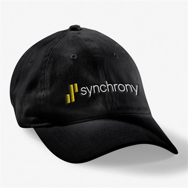 Synchrony Embroidered Baseball Cap - Black   - 58902