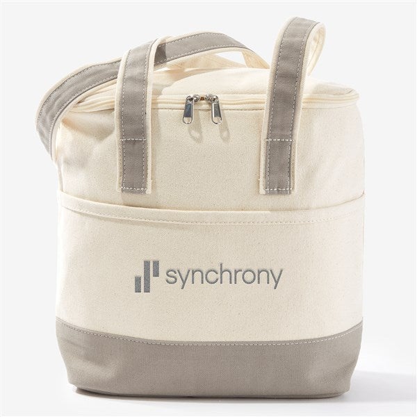 Synchrony Canvas Cooler Bag - Grey - 58905