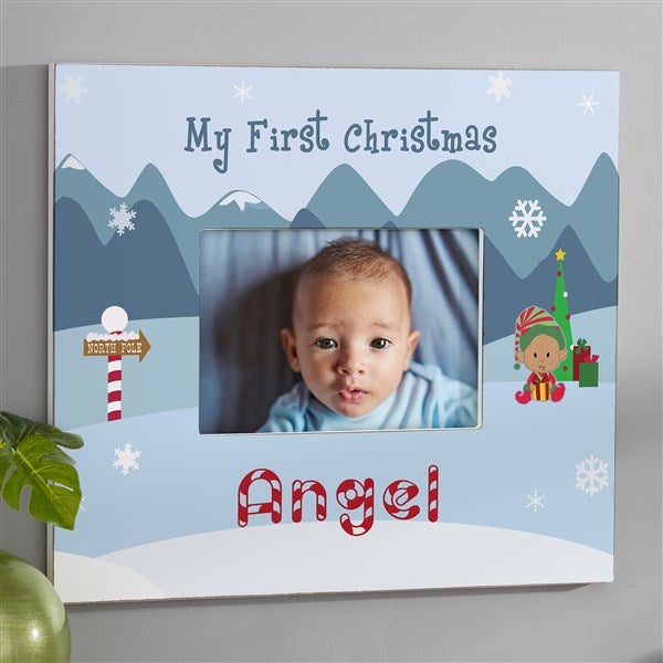 Baby's First Christmas Personalized Picture Frame - 5911