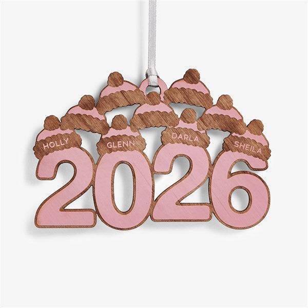 2026 Personalized Wood Ornament - 59194