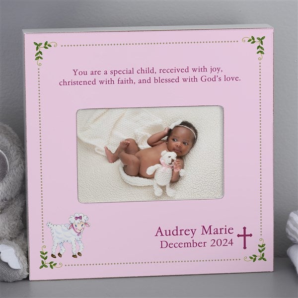 Personalized Baby Christening & Baptism Picture Frames - 6110