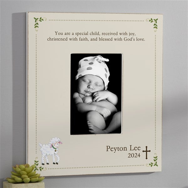 Personalized Baby Christening & Baptism Picture Frames - 6110