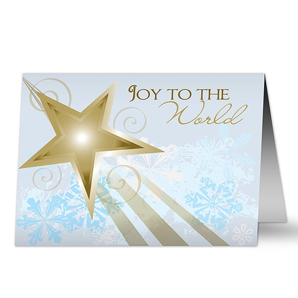 Star of Bethlehem Personalized Christmas Cards - 6293