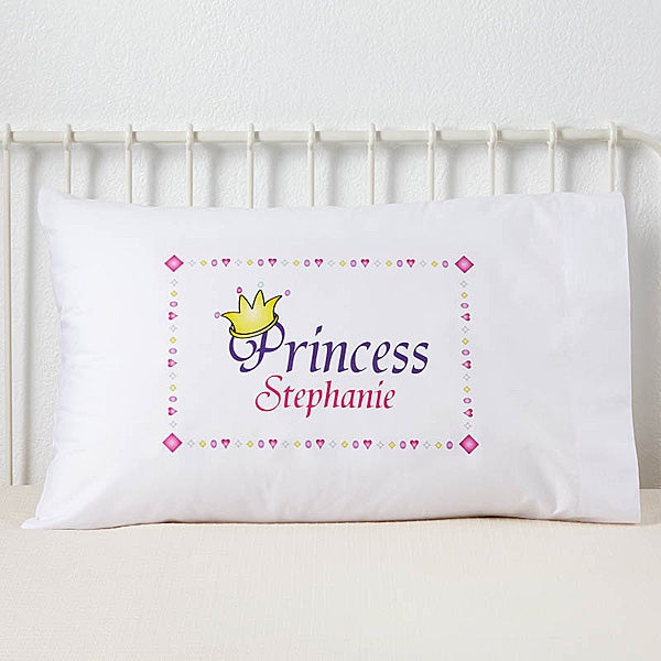 Jr. Royalty Personalized White Pillowcase Kids Gifts