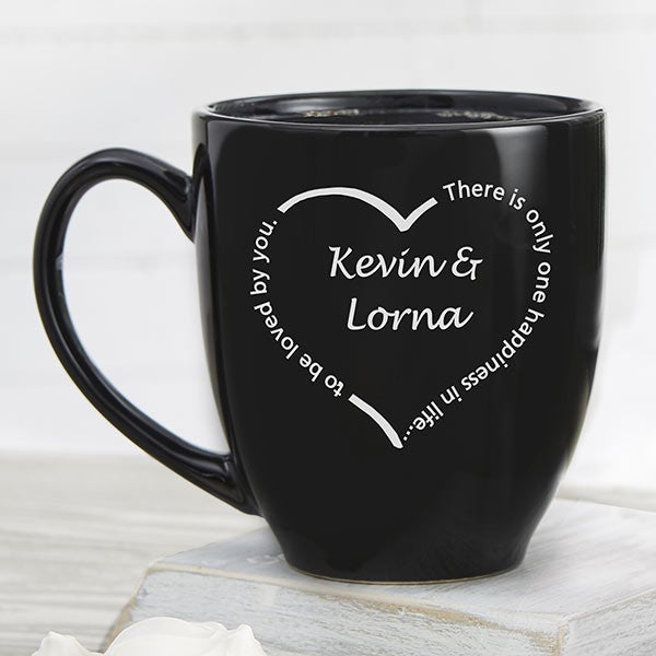 Heart of Love Romantic Red Personalized Coffee Mug - 6473