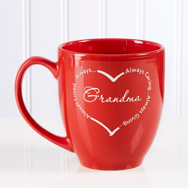 always loved personalized red