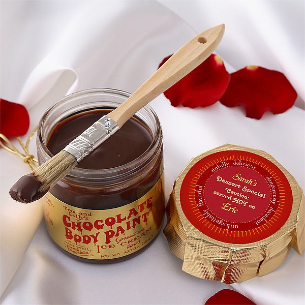 Romantic Personalized Chocolate Body Paint
