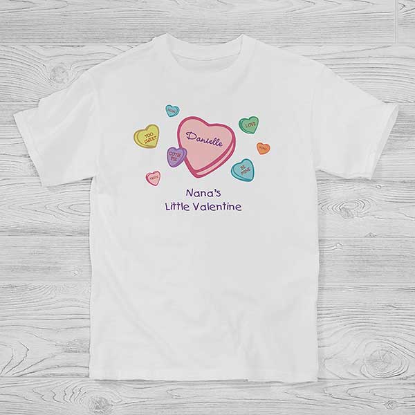 Candy Hearts Personalized Valentine's Day Clothes - 6527